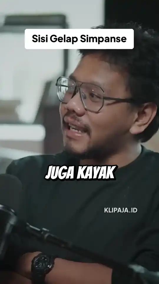 Cuplikan close-up pembicara dari hasil klip KlipAja