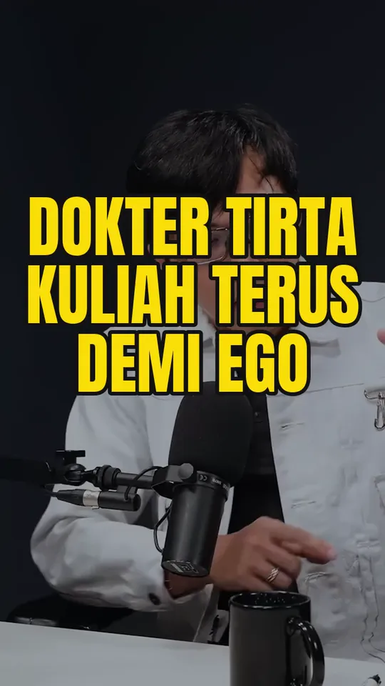 Judul hook gaya Boom: Dokter Tirta Kuliah Terus Demi Ego, klip dari Raditya Dika