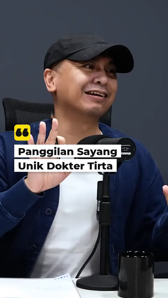 Judul hook gaya Kutipan Terang: Panggilan Sayang Unik Dokter Tirta, klip dari Raditya Dika