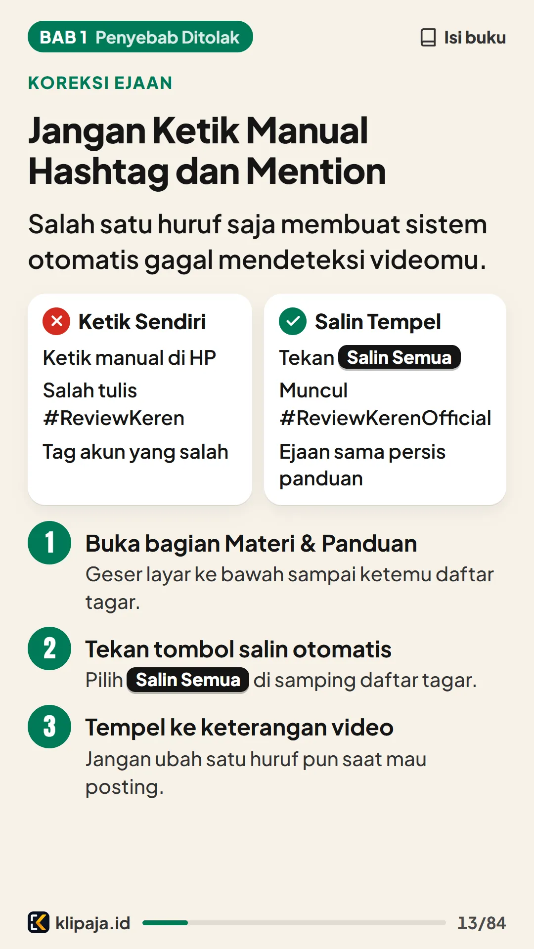 Jangan Ketik Manual Hashtag dan Mention