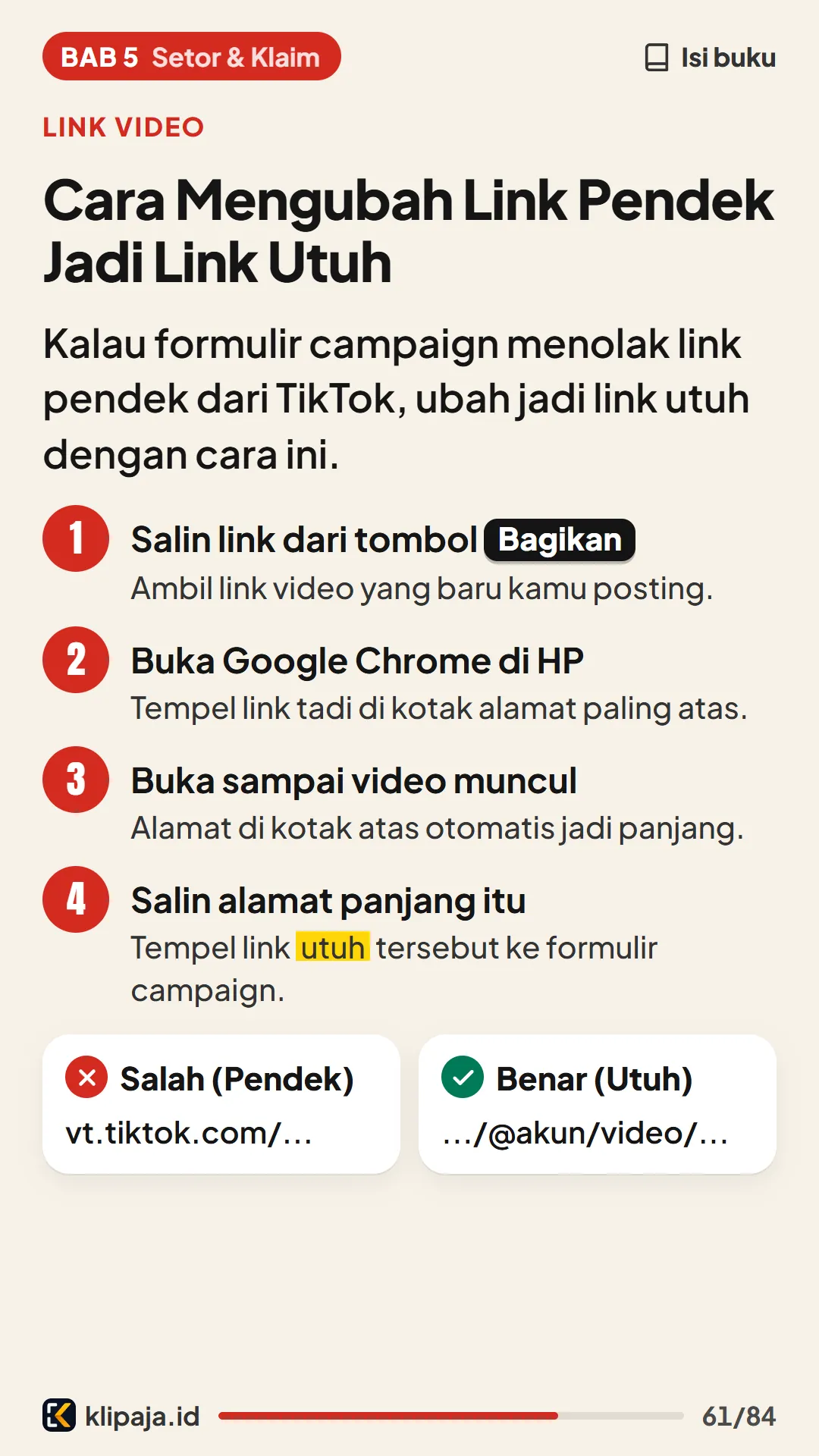 Cara Mengubah Link Pendek Jadi Link Utuh