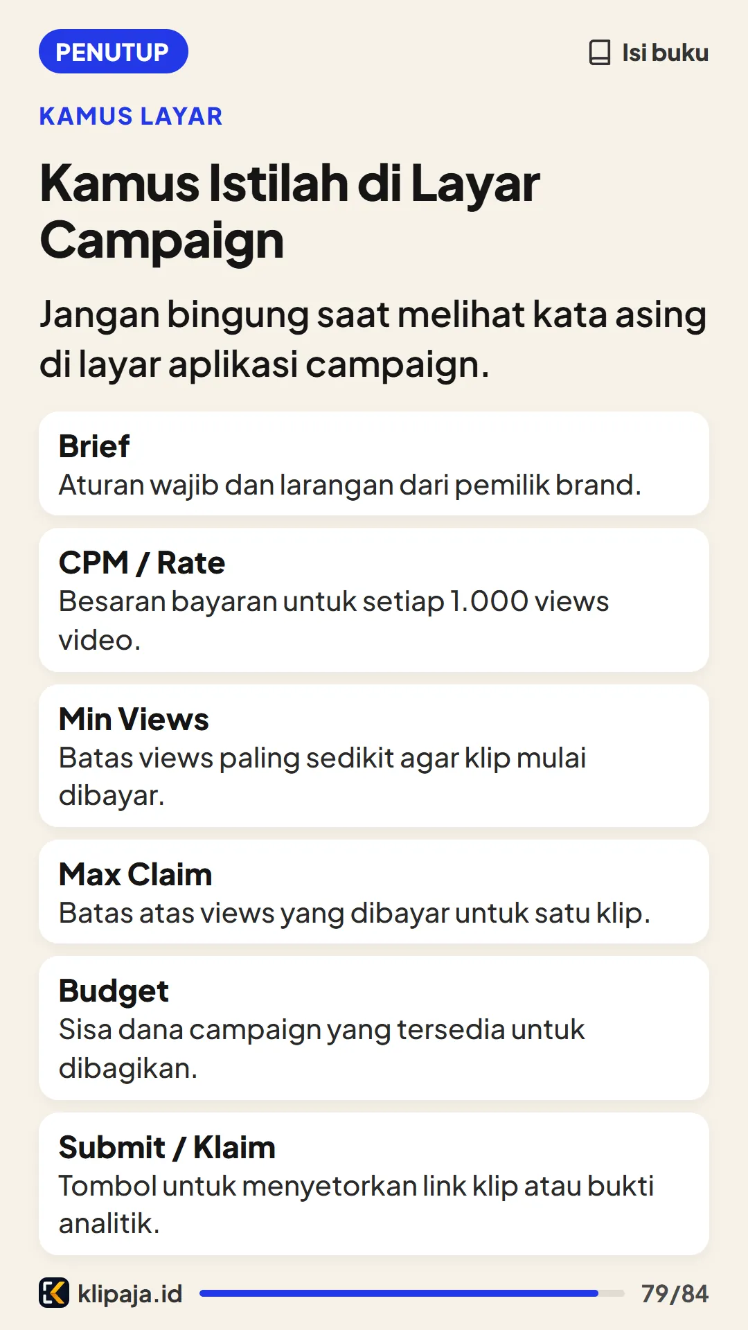 Kamus Istilah di Layar Campaign