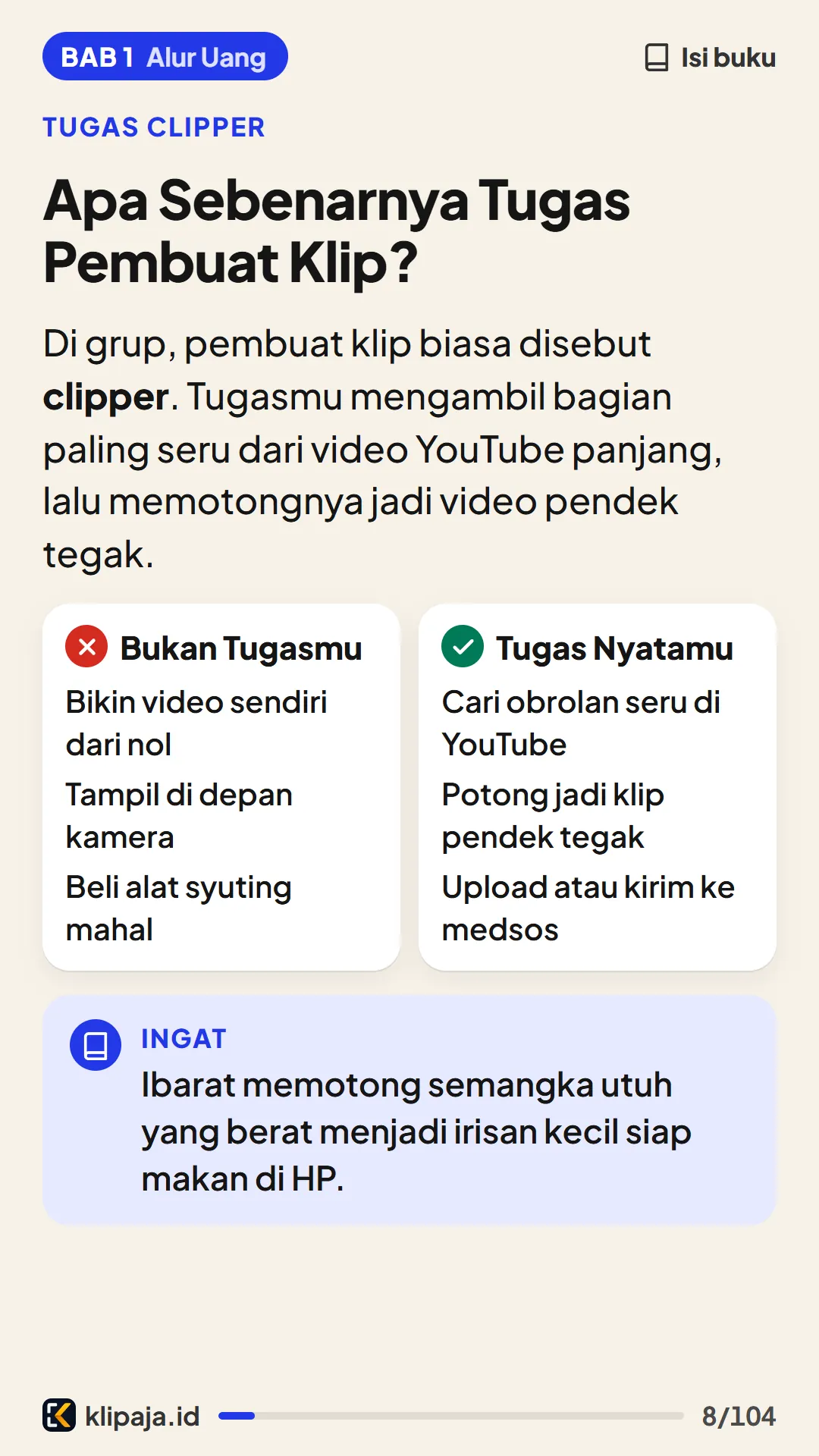 Apa Sebenarnya Tugas Pembuat Klip?