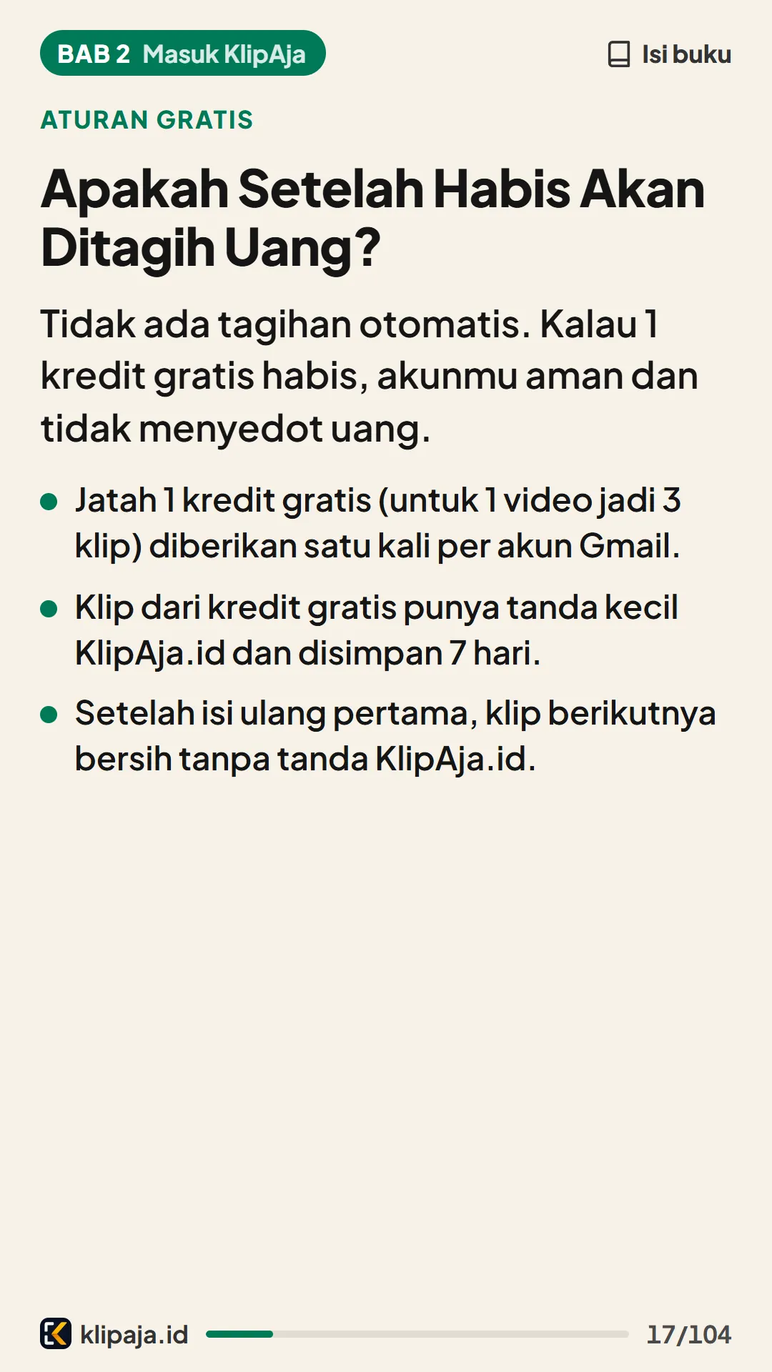 Apakah Setelah Habis Akan Ditagih Uang?