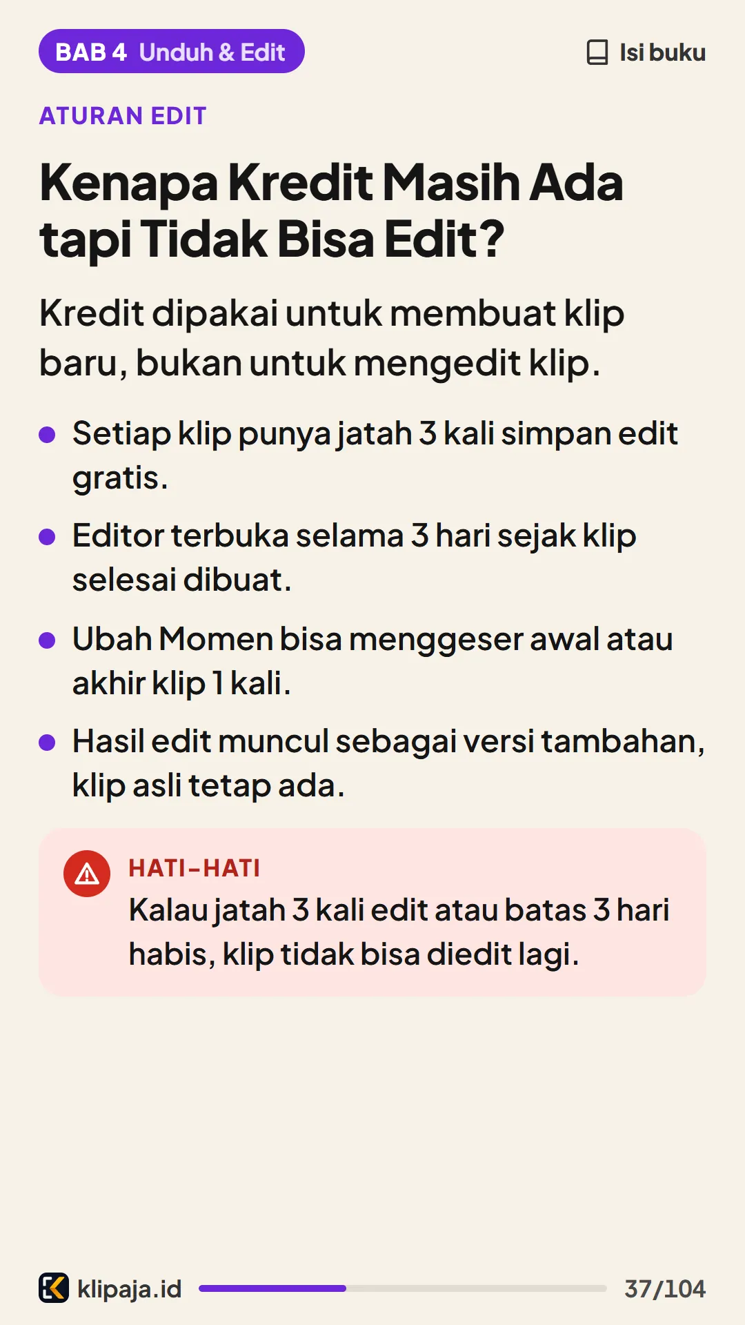 Kenapa Kredit Masih Ada tapi Tidak Bisa Edit?
