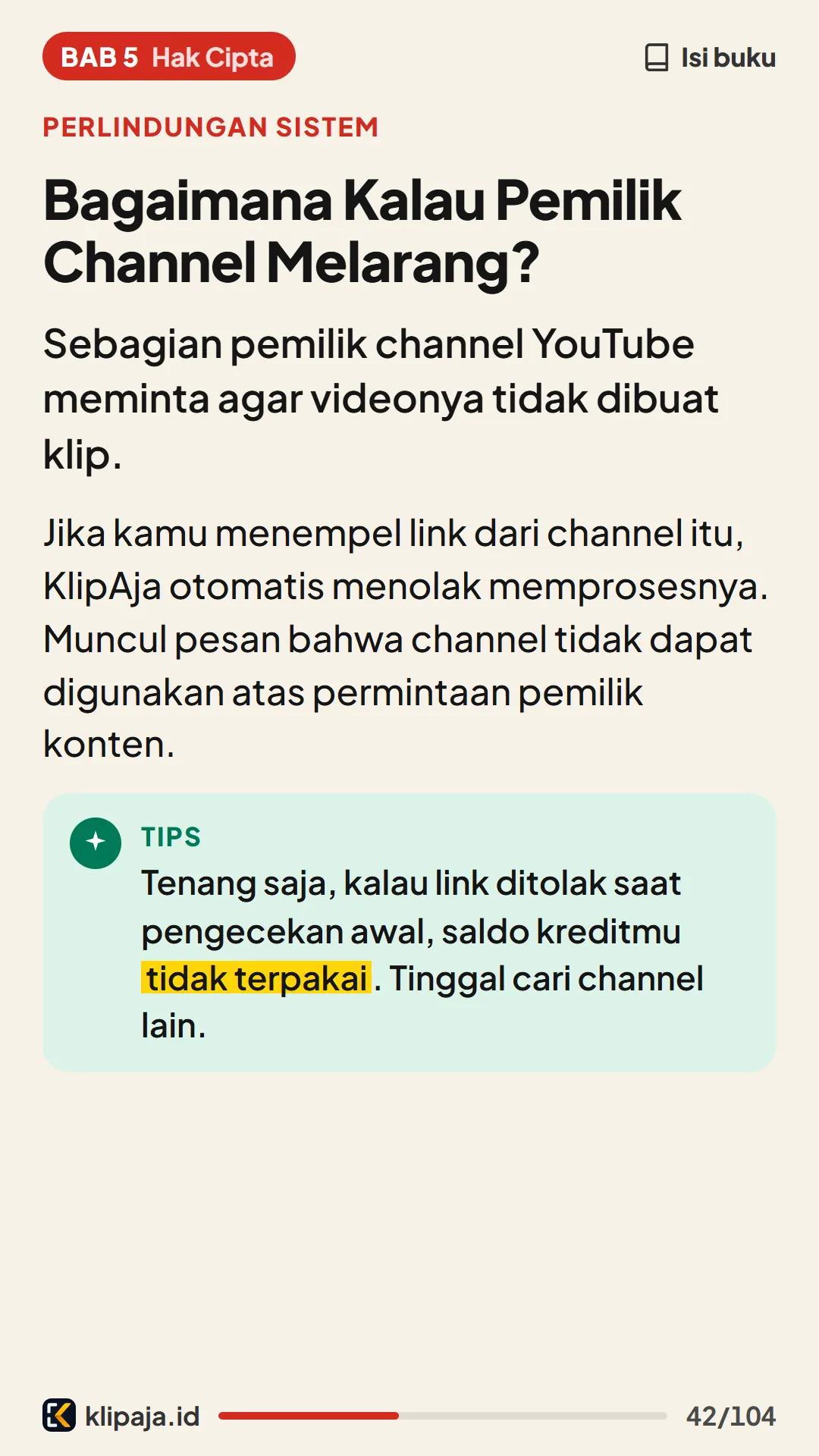 Bagaimana Kalau Pemilik Channel Melarang?