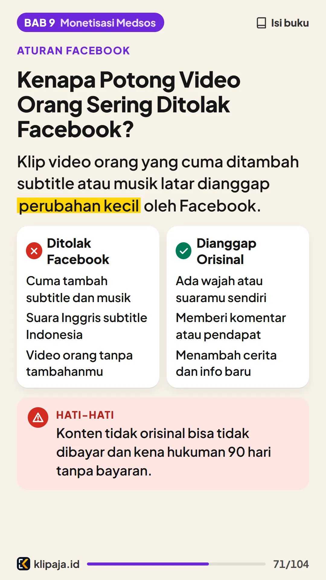 Kenapa Potong Video Orang Sering Ditolak Facebook?