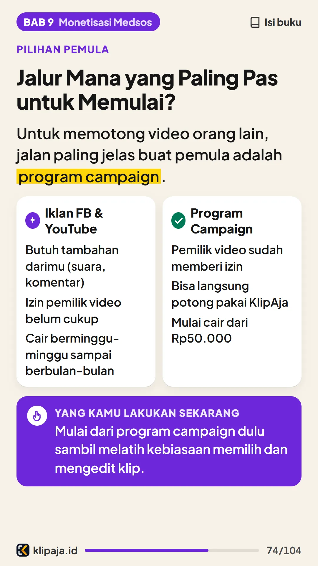 Jalur Mana yang Paling Pas untuk Memulai?