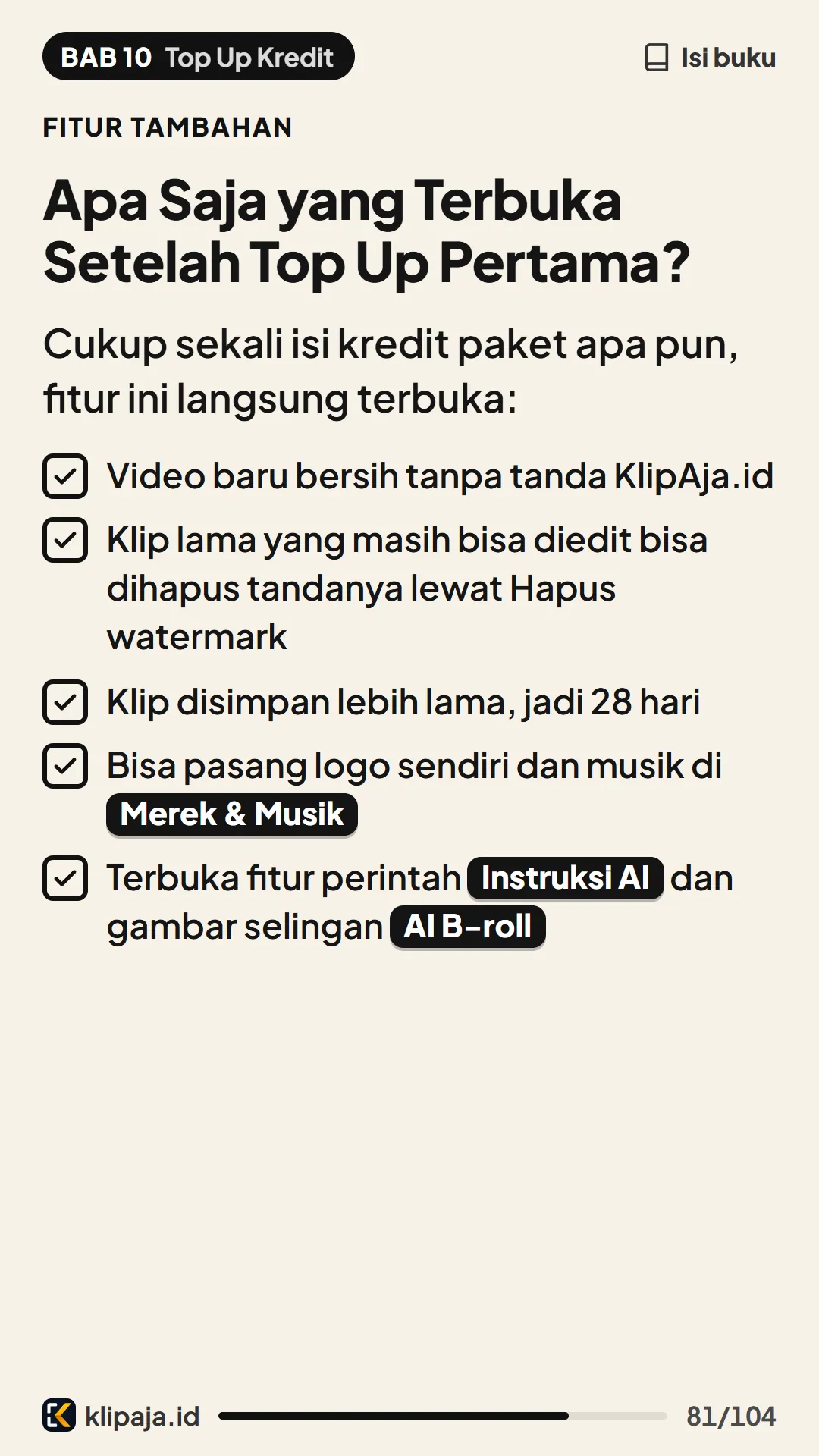 Apa Saja yang Terbuka Setelah Top Up Pertama?