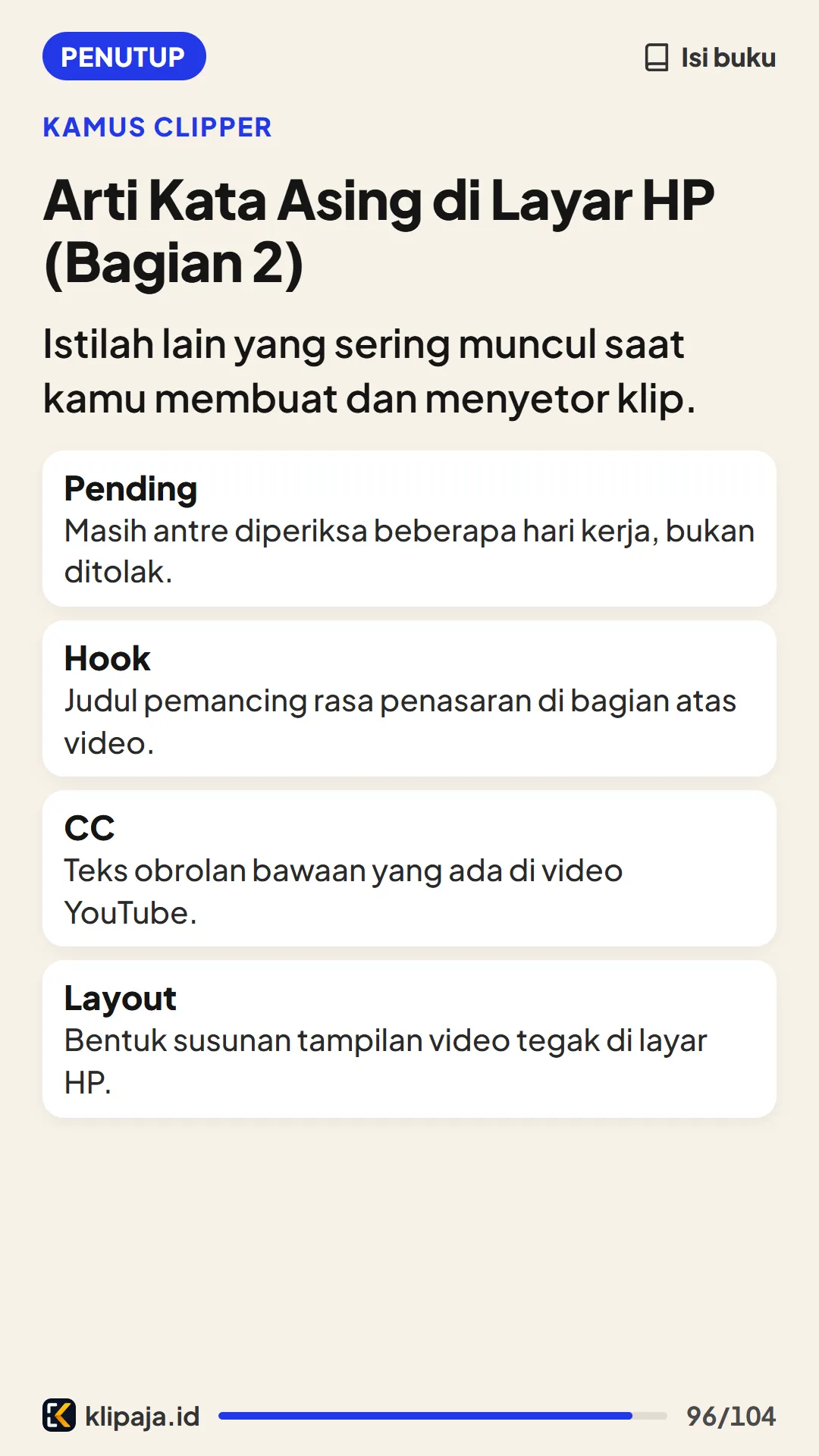 Arti Kata Asing di Layar HP (Bagian 2)