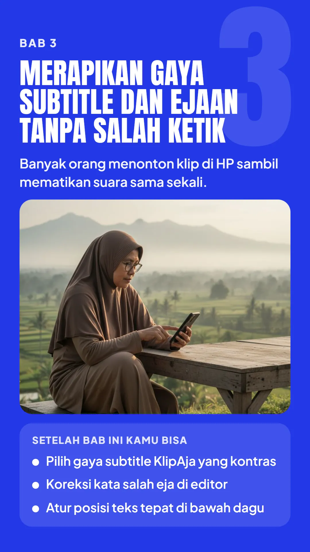 Bab 3: Merapikan Gaya Subtitle dan Ejaan Tanpa Salah Ketik