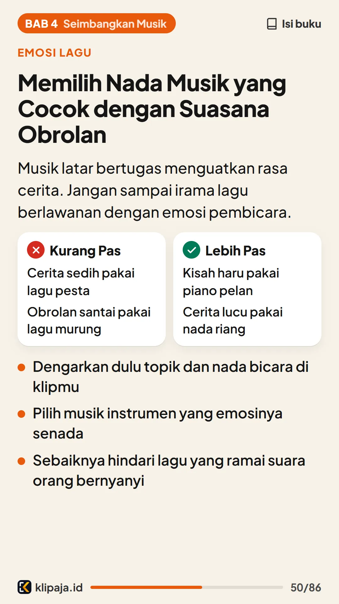Memilih Nada Musik yang Cocok dengan Suasana Obrolan