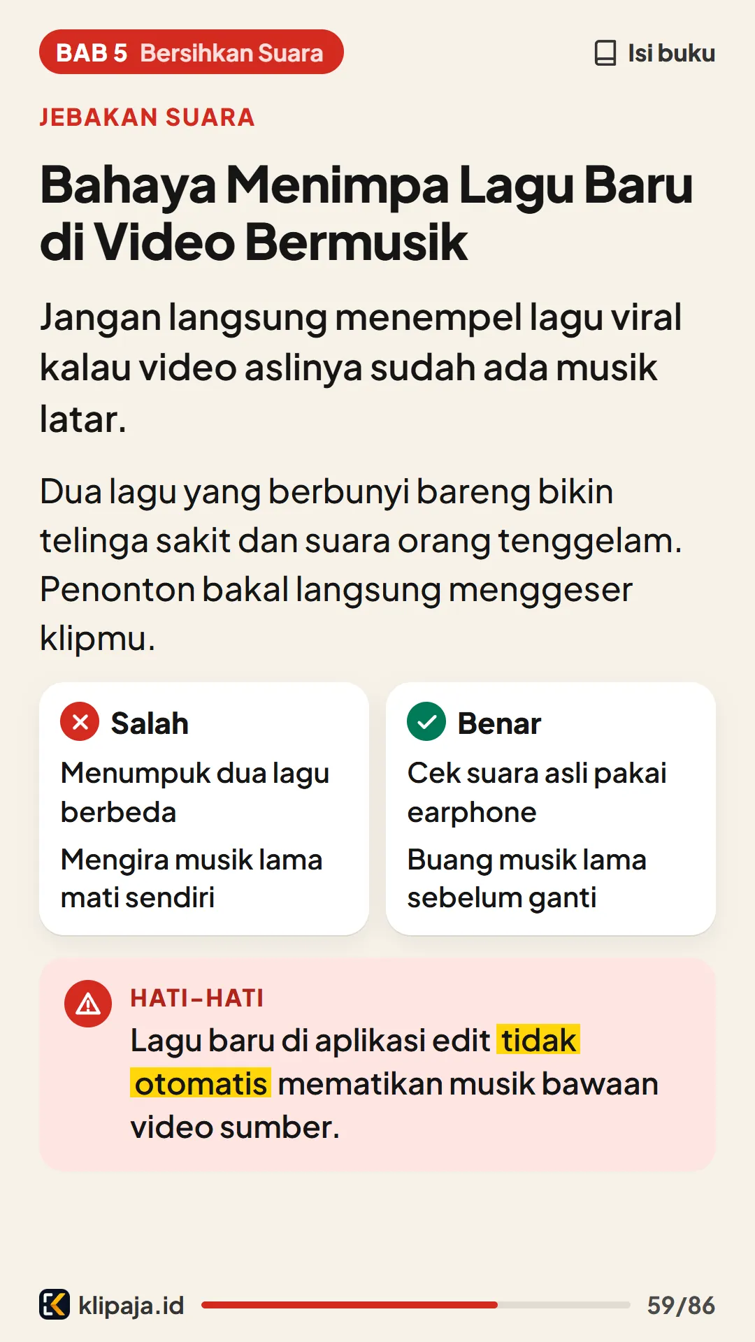 Bahaya Menimpa Lagu Baru di Video Bermusik
