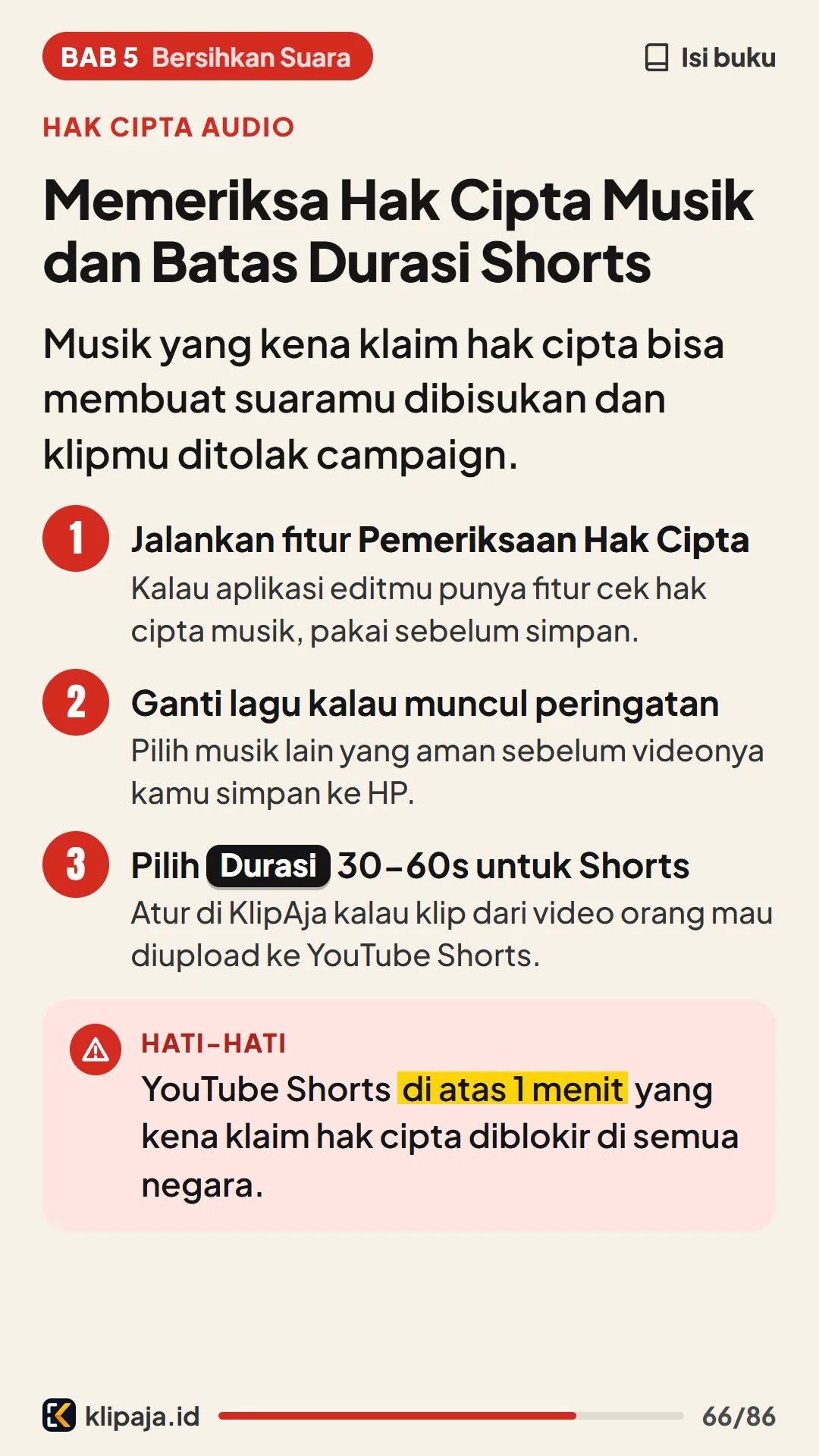 Memeriksa Hak Cipta Musik dan Batas Durasi Shorts
