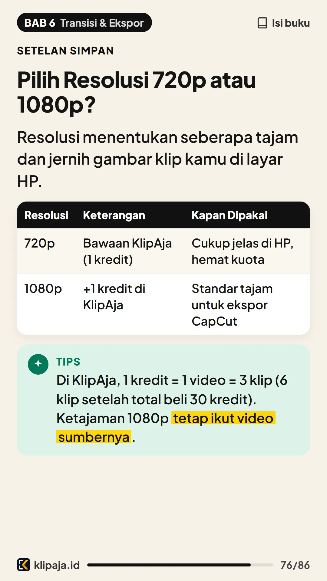 Pilih Resolusi 720p atau 1080p?