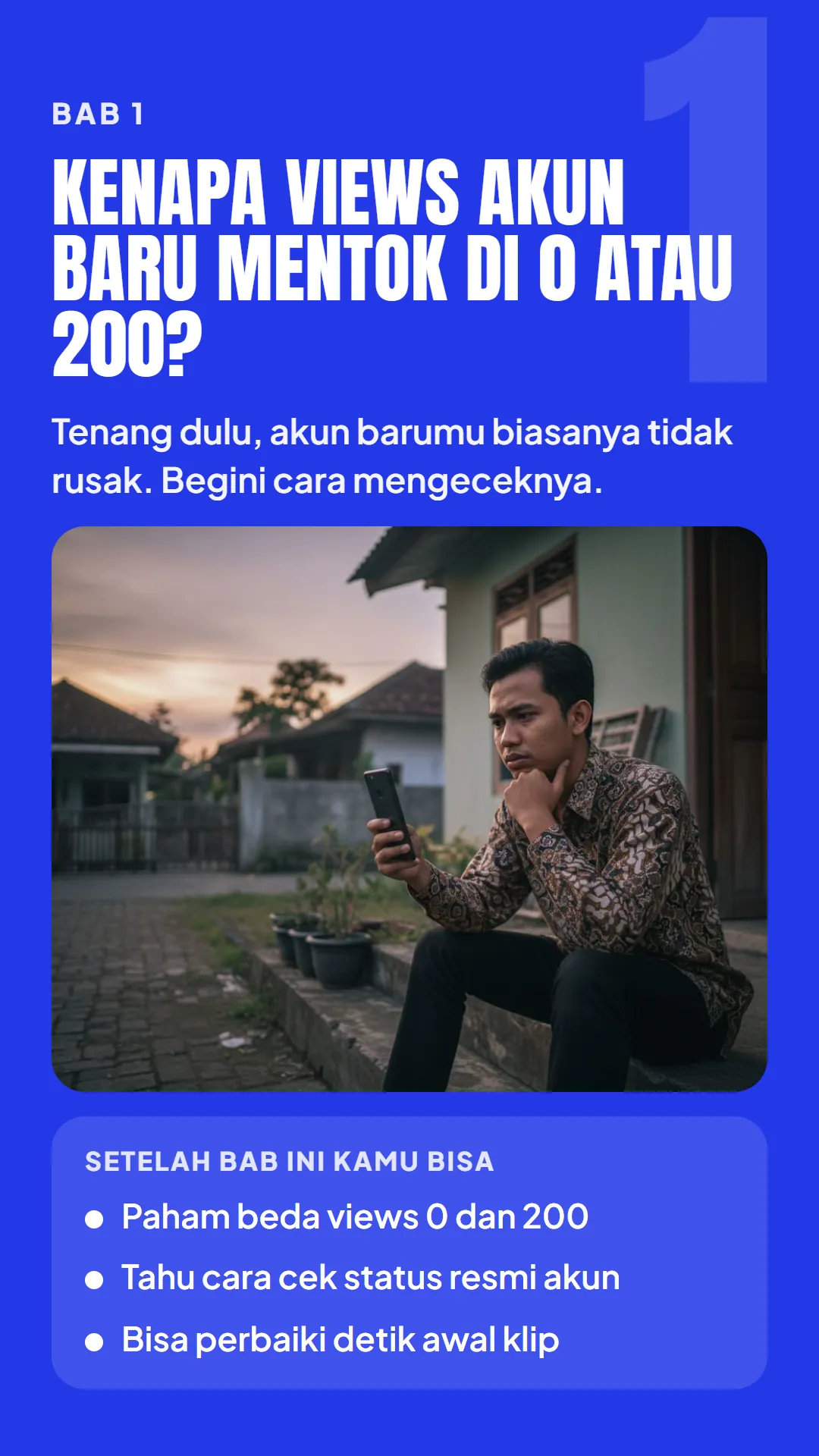 Bab 1: Kenapa Views Akun Baru Mentok di 0 atau 200?