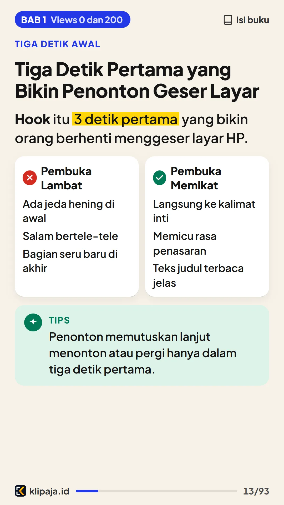 Tiga Detik Pertama yang Bikin Penonton Geser Layar
