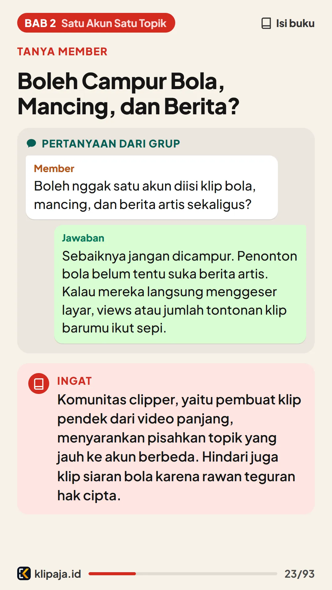 Boleh Campur Bola, Mancing, dan Berita?