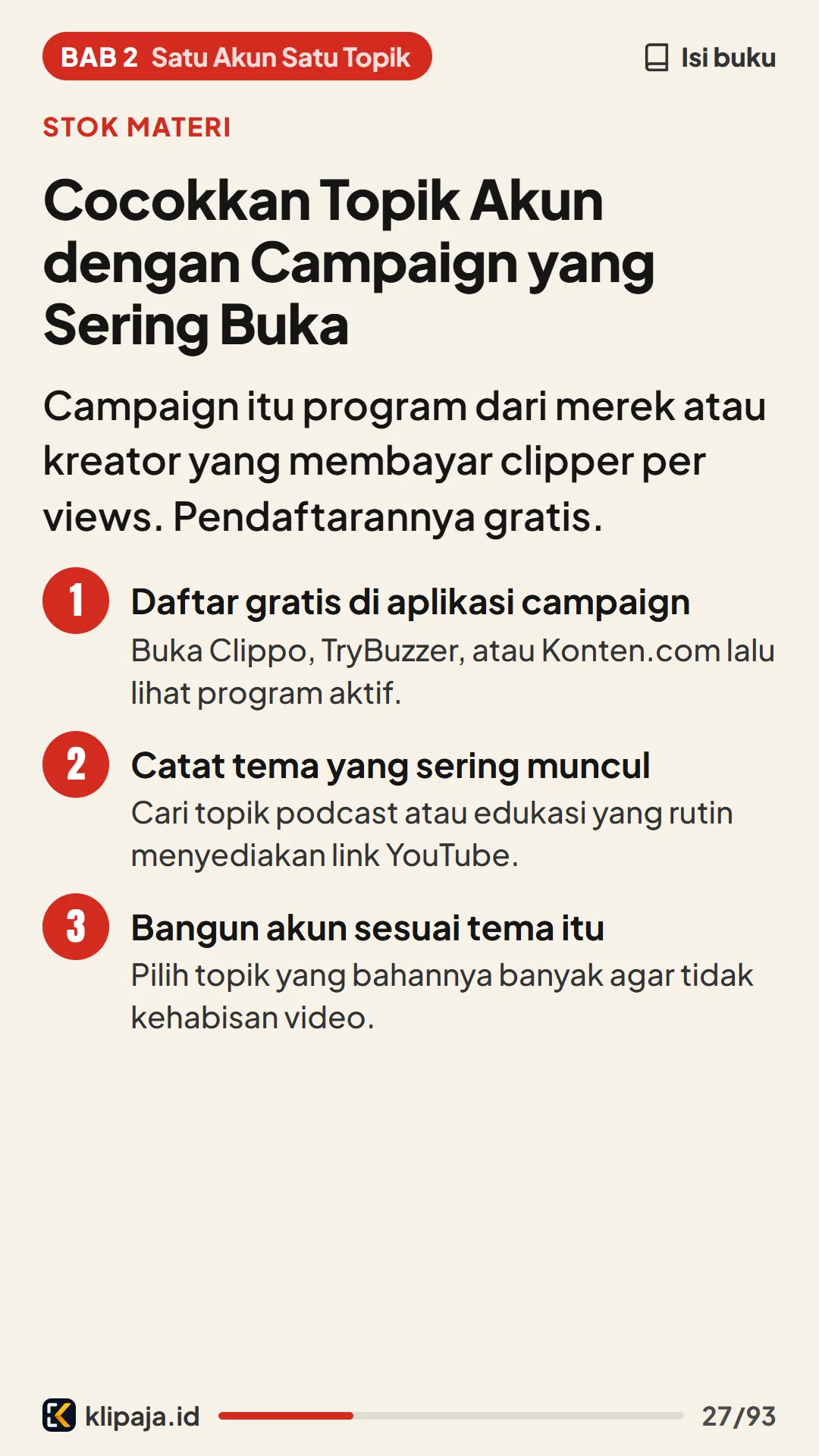 Cocokkan Topik Akun dengan Campaign yang Sering Buka