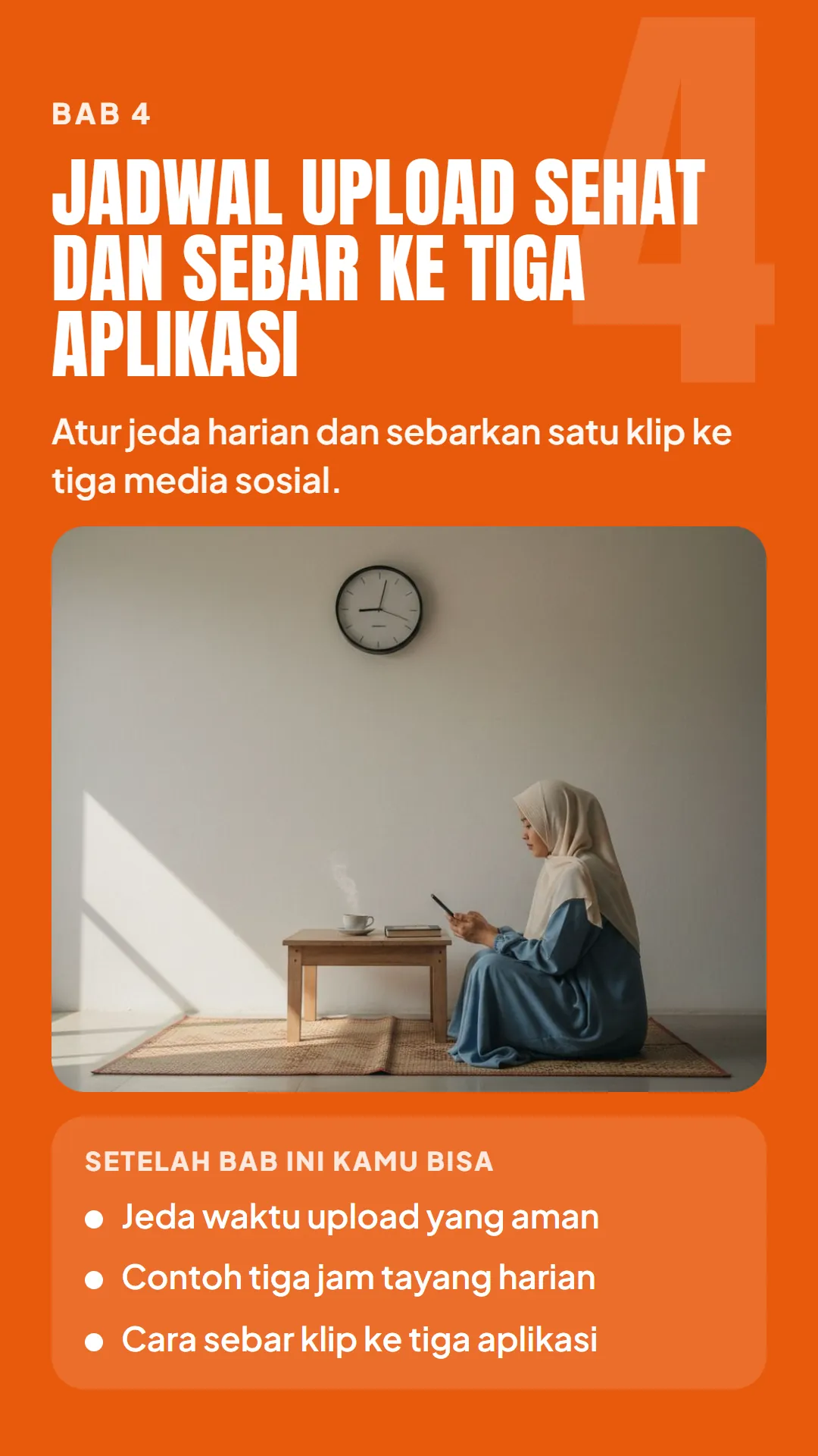 Bab 4: Jadwal Upload Sehat dan Sebar ke Tiga Aplikasi