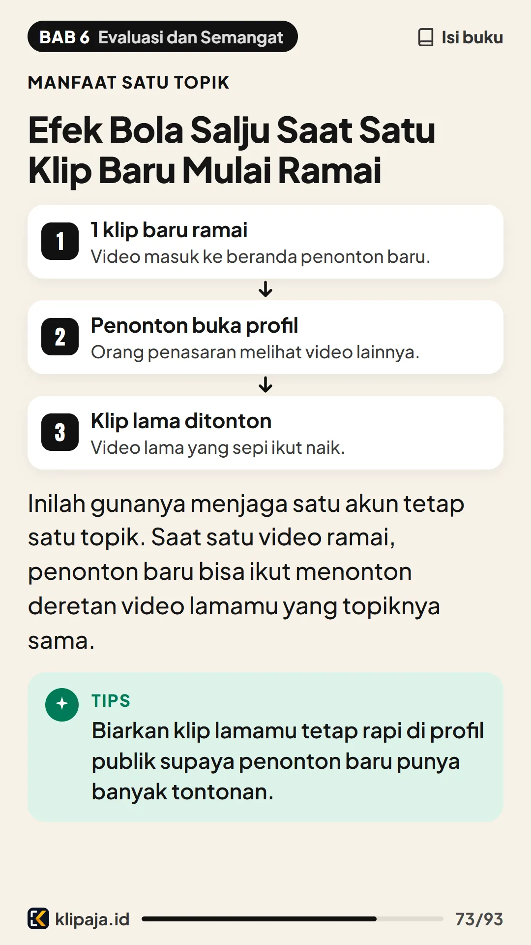Efek Bola Salju Saat Satu Klip Baru Mulai Ramai