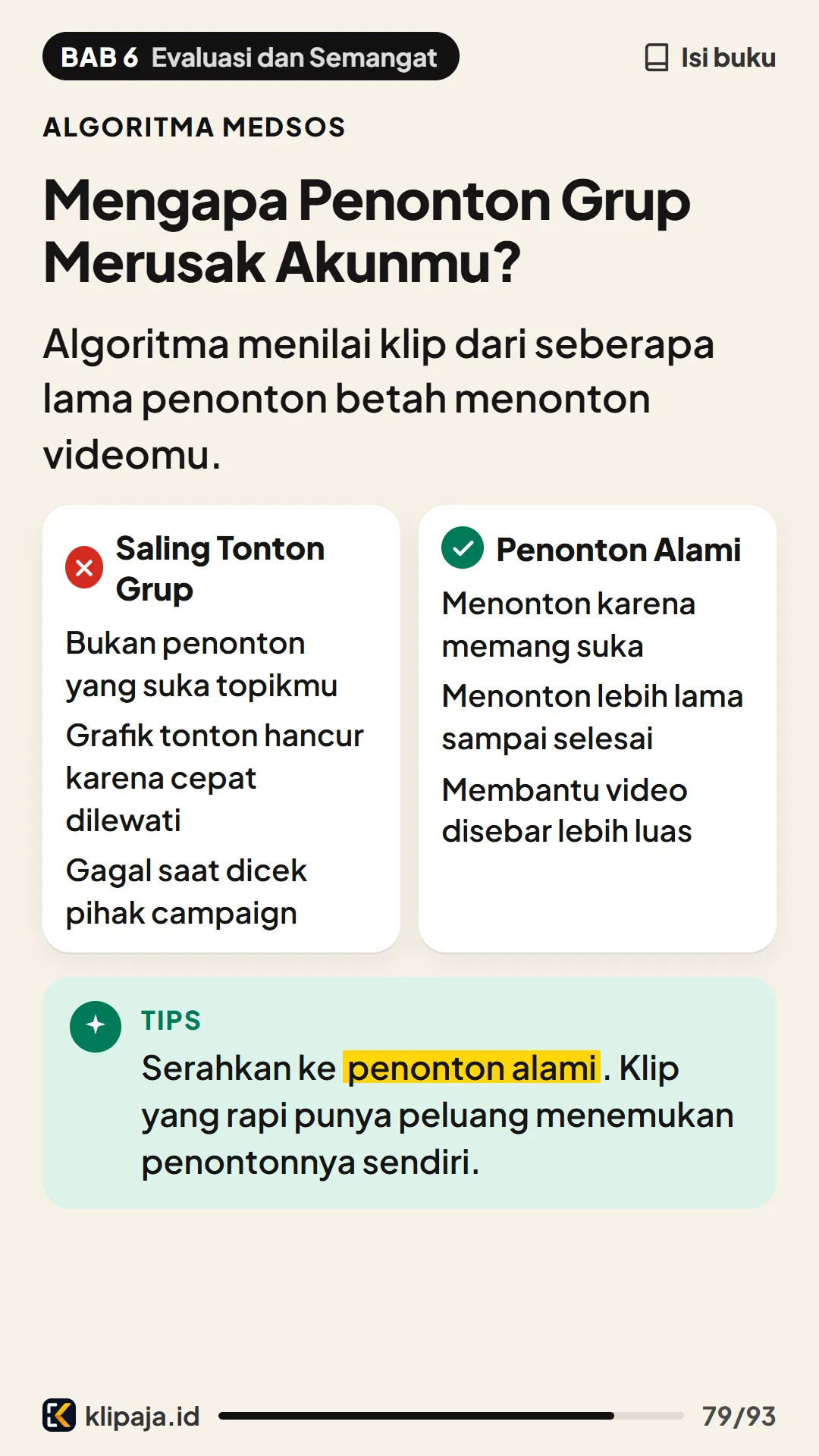 Mengapa Penonton Grup Merusak Akunmu?