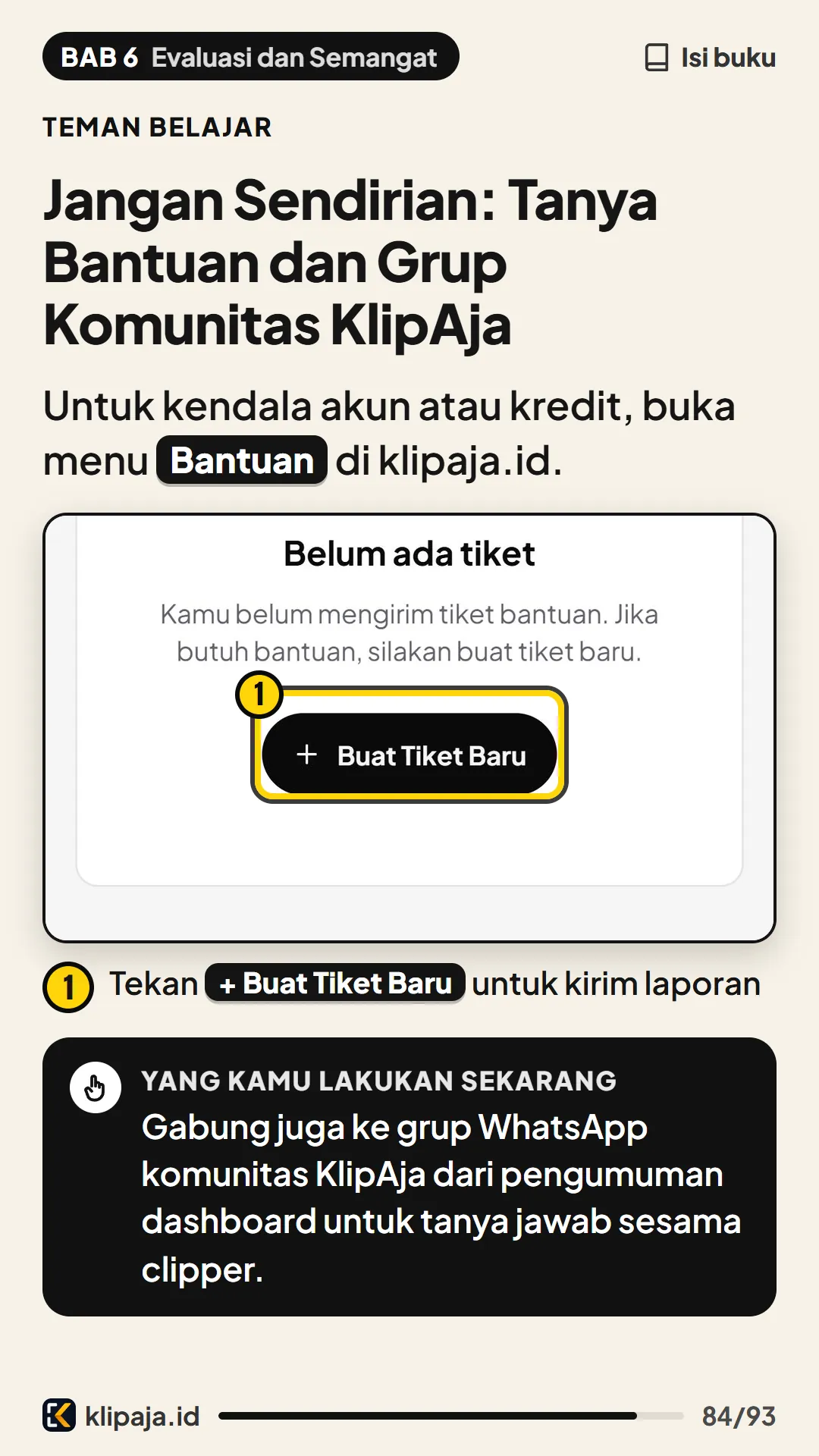 Jangan Sendirian: Tanya Bantuan dan Grup Komunitas KlipAja