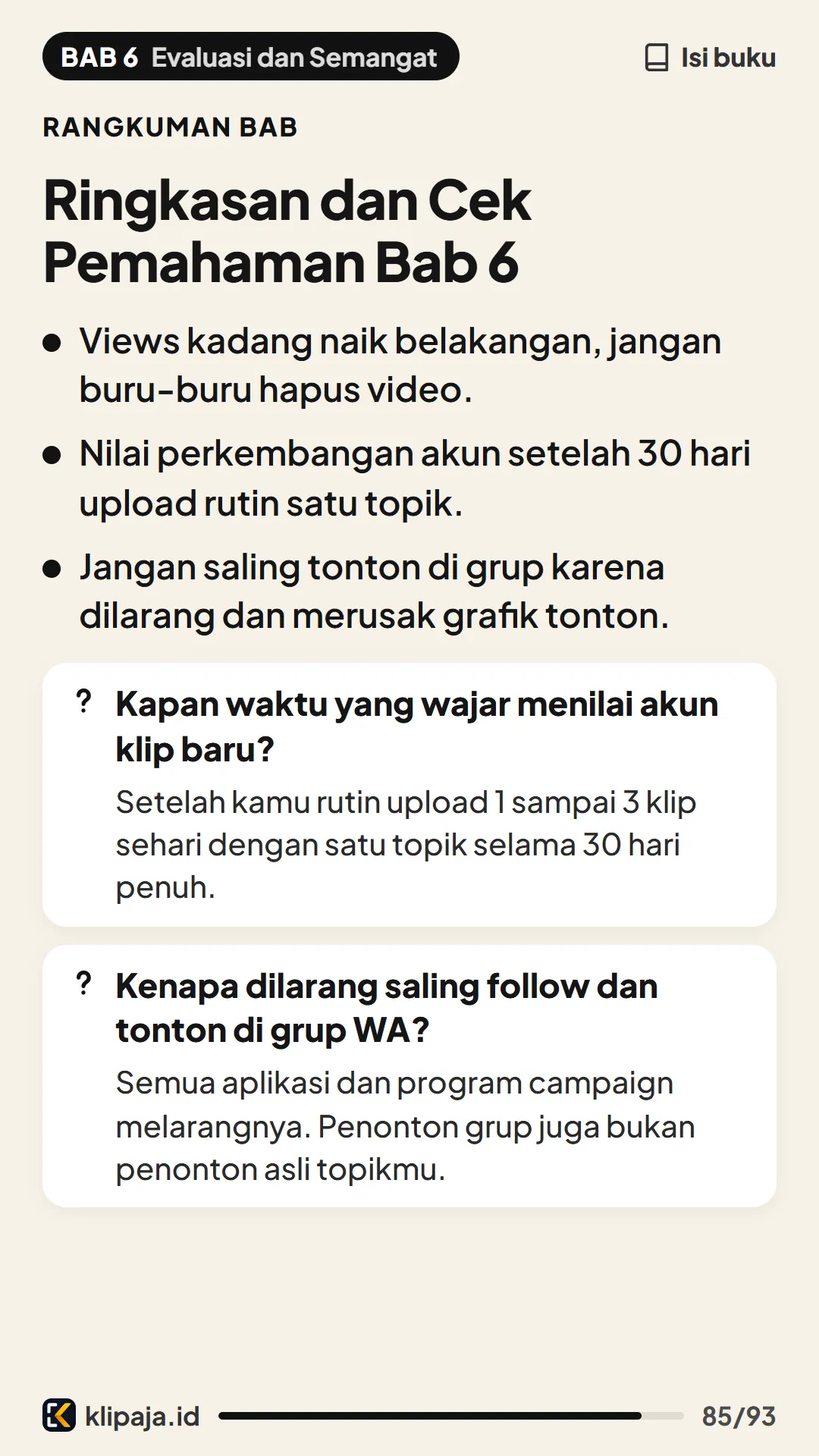 Ringkasan dan Cek Pemahaman Bab 6