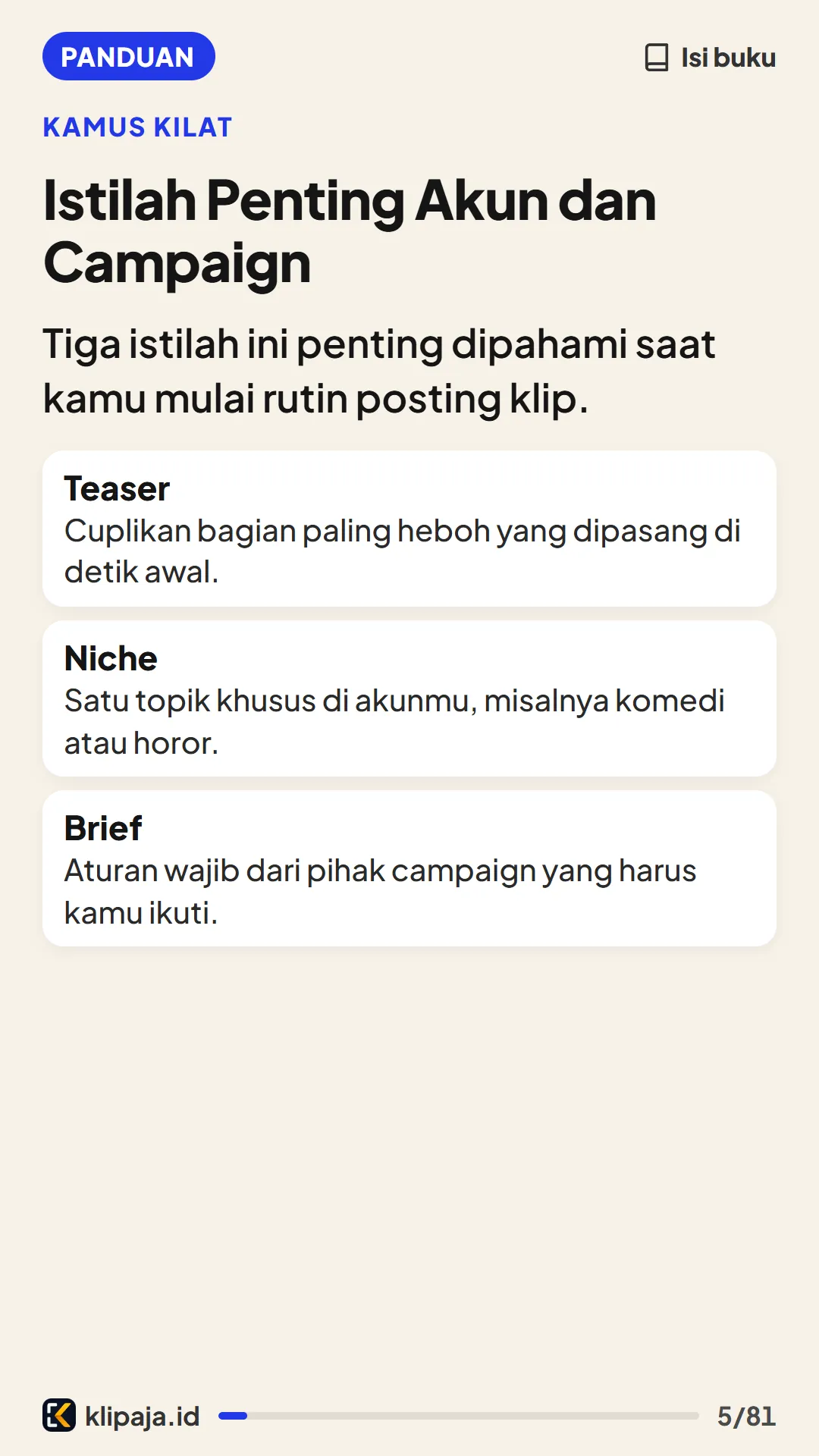 Istilah Penting Akun dan Campaign