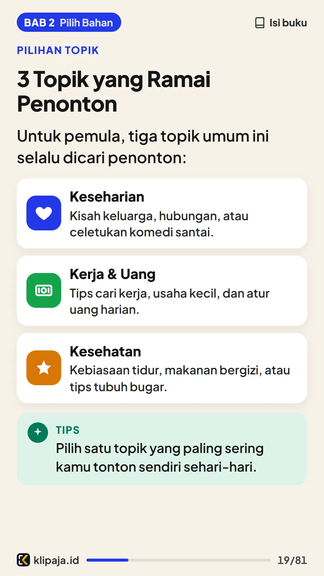 3 Topik yang Ramai Penonton