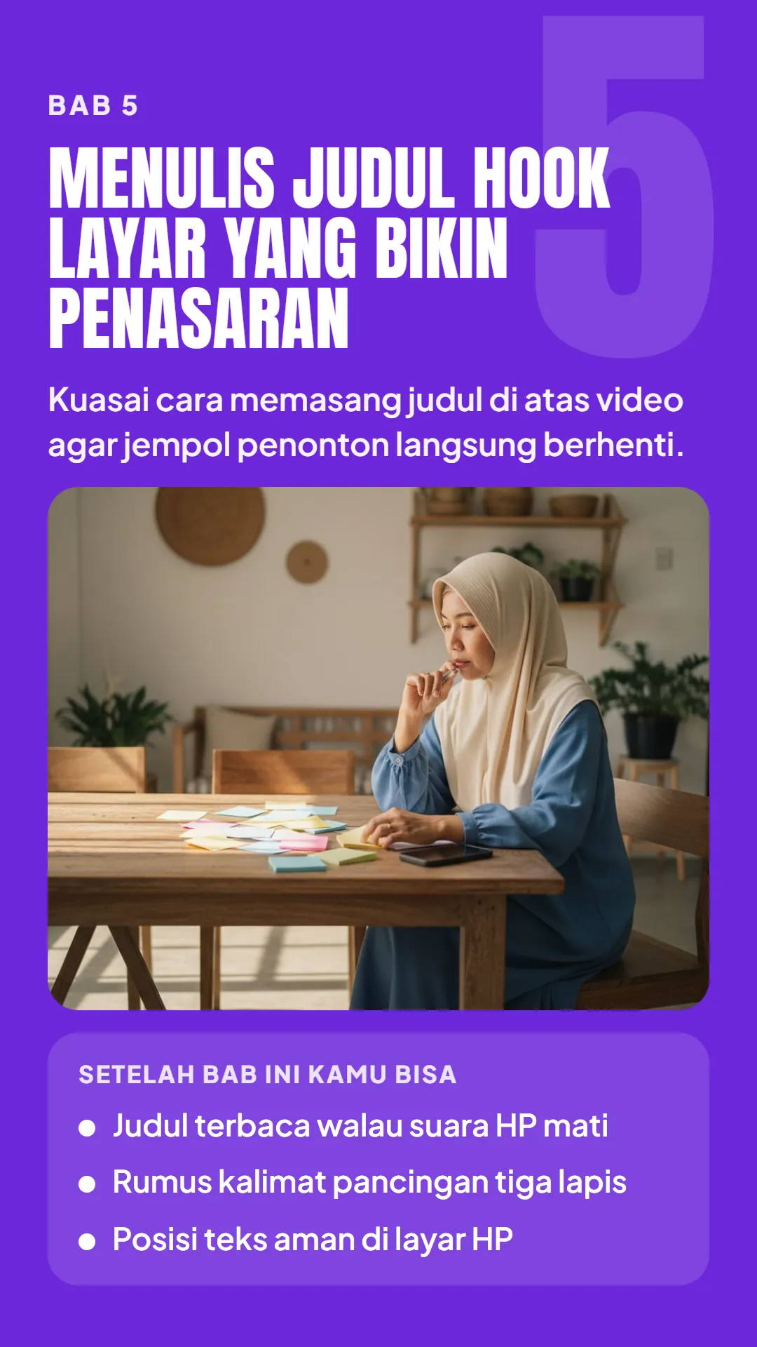 Bab 5: Menulis Judul Hook Layar yang Bikin Penasaran
