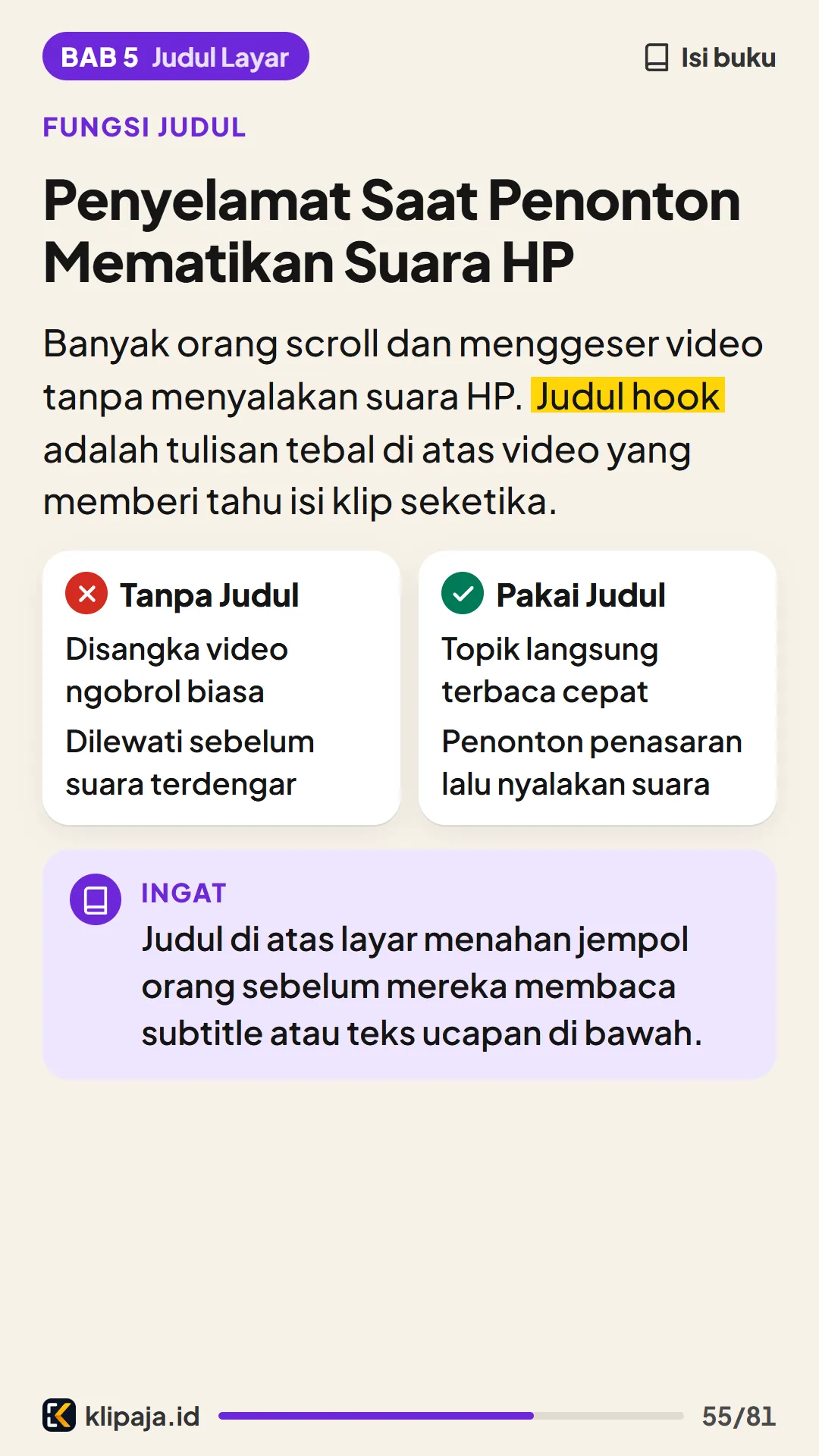 Penyelamat Saat Penonton Mematikan Suara HP
