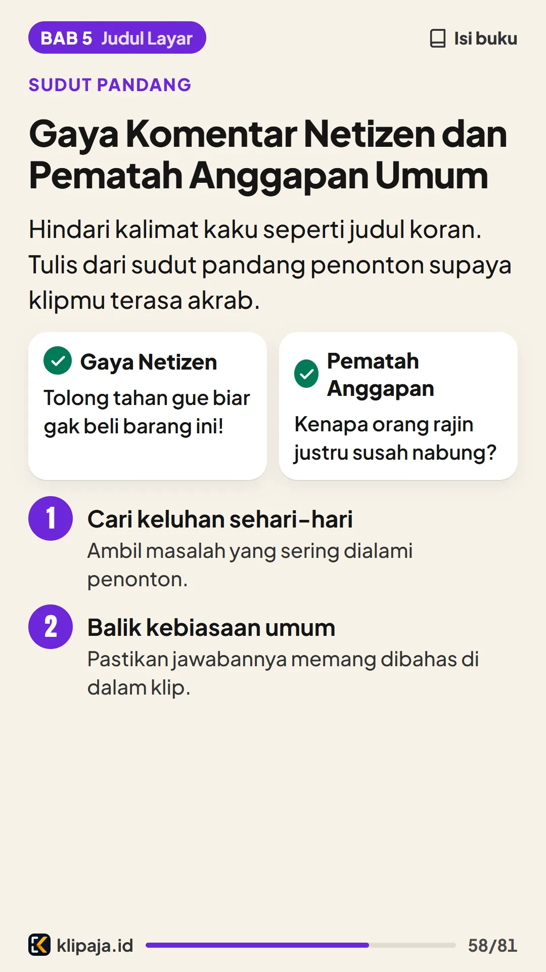 Gaya Komentar Netizen dan Pematah Anggapan Umum